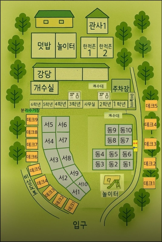 22. 키즈캠핑 / 능산캠핑스쿨 / 폐교캠핑장 / 충북 음성 캠핑장