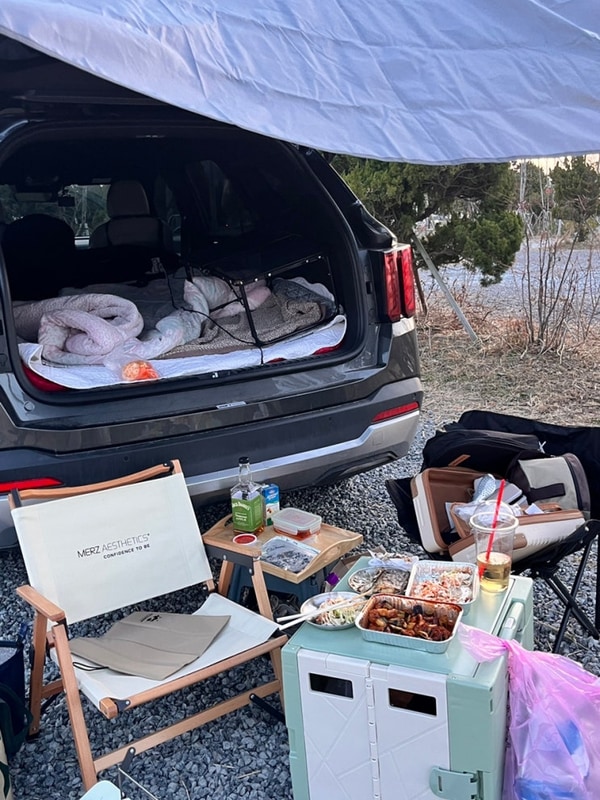 [군산] 바다 앞 오토캠핑장, 군산 버드오토캠핑장 여자 혼자...