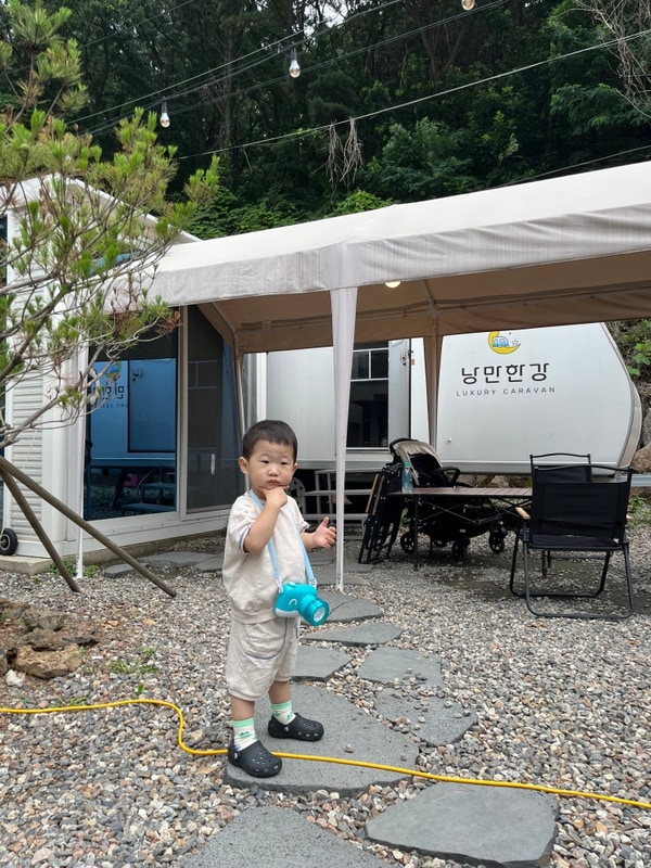 김포한강오토캠핑장 아기랑 카라반 3月(3월) 후기