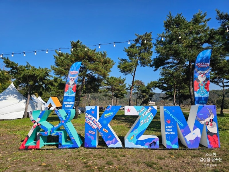 페스타 후기 충주 목계솔밭 캠핑장 t250 에어텐트 할로윈캠