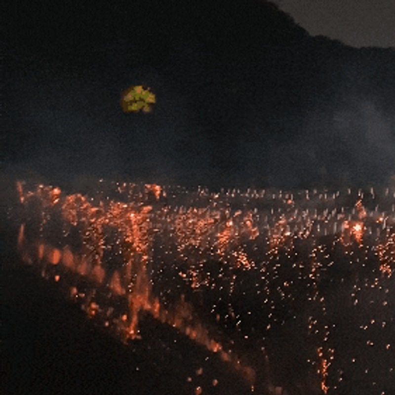 칠곡 낙화담 캠핑장 아이들과 낙화놀이 축제 다녀온 후기 (축제...