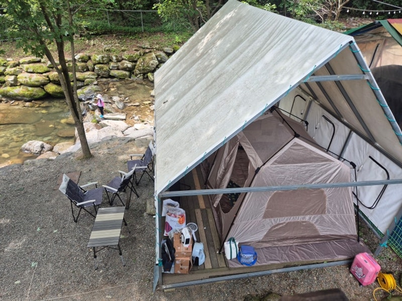 가평계곡캠핑장 에뜨유명산캠핑장 계곡싸이트 재방문후기