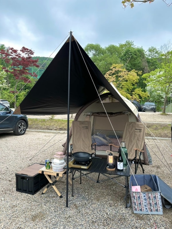 서울 근교 캠핑장 파주캠핑 율곡캠핑장에서 힐링하기