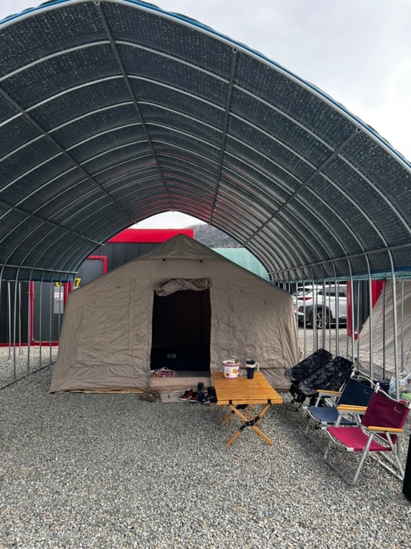 [물멍캠프] 온수풀과 타프존,계곡캠핑장에서 아이와함께 가평...