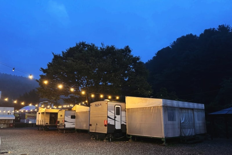 가평글램핑 새연글램핑카라반설악2호점에서 즐긴 바베큐파티~