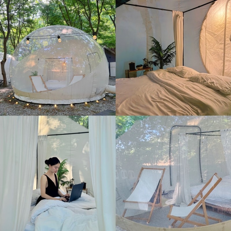 촌캉스 임실 저스트 글램핑 캠핑장 6월 국내여행 추천