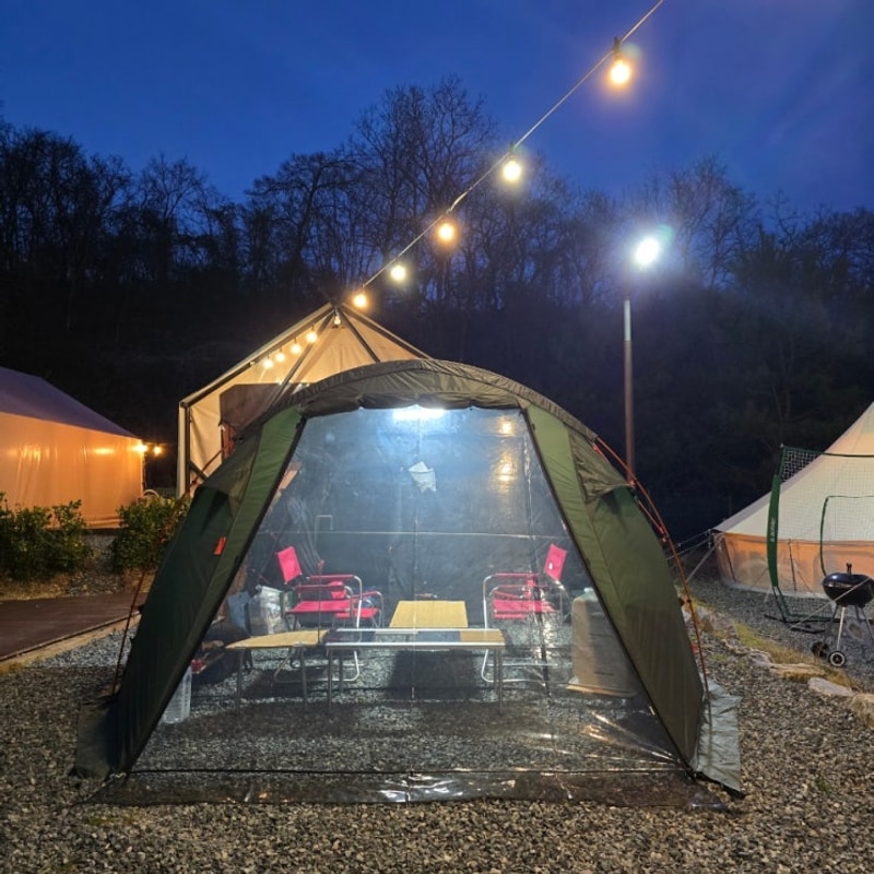 대구 근교 애견동반 캠핑장 군위전투전승기념공원 대대1번