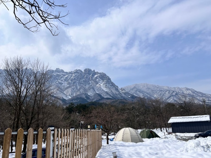 강원도 고성 캠핑느루 후기 | 울산바위 설산뷰 캠핑장 추천