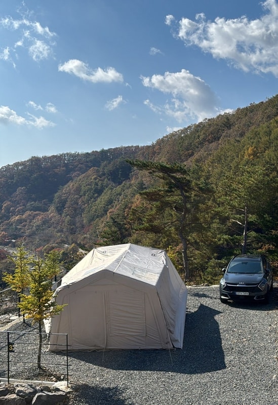 [연천] 아미힐캠핑장ㅣ시설 깔끔한 마운틴뷰 맛집 신생캠핑장...