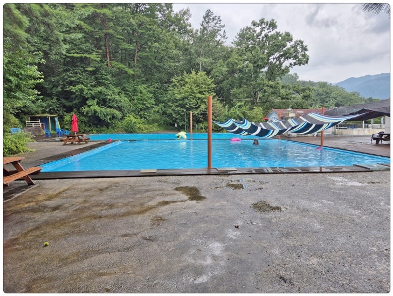 경남거창캠핑장 양지생태마을 캠핑장 8월 성수기 여름캠핑...