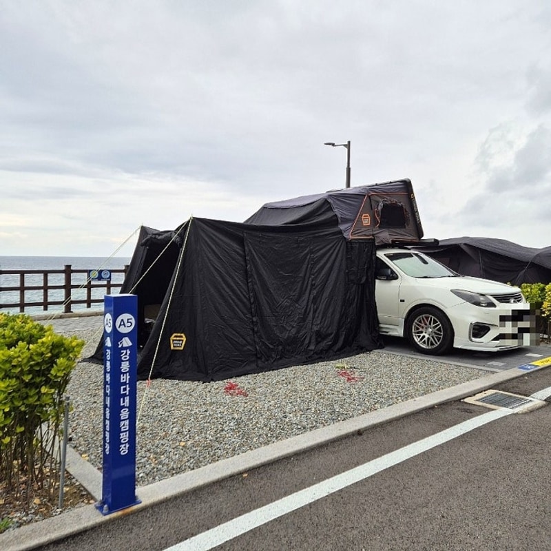 강릉 바다내음캠핑장 A구역 A05 후기