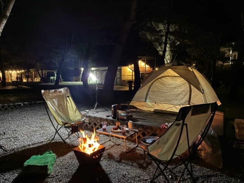 캠린이 부부의 홍천검산별빛캠핑장에서 1박 후기