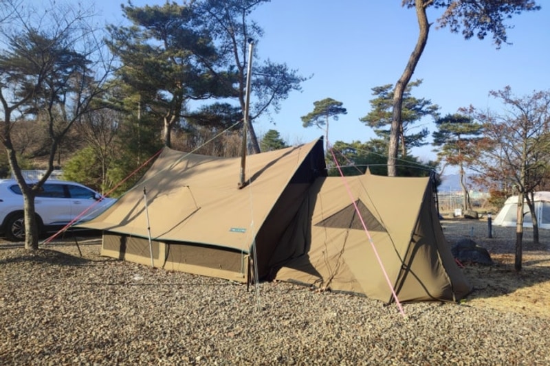 아인이네 캠핑/ 괴산 칠성캠핑장/ 겨울 장박 with 민정이네