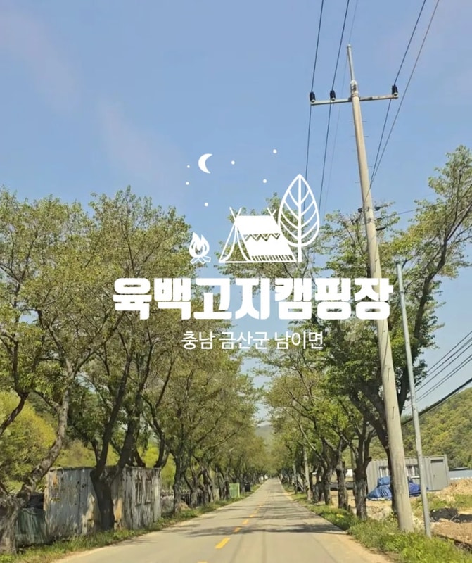 별이 쏟아지는 금산육백고지 캠핑장