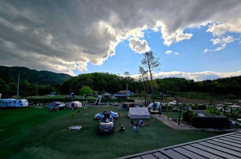 고성 캠핑장 반려견도 함께... 쌓기 좋은 곳 고성라벤더캠핑장