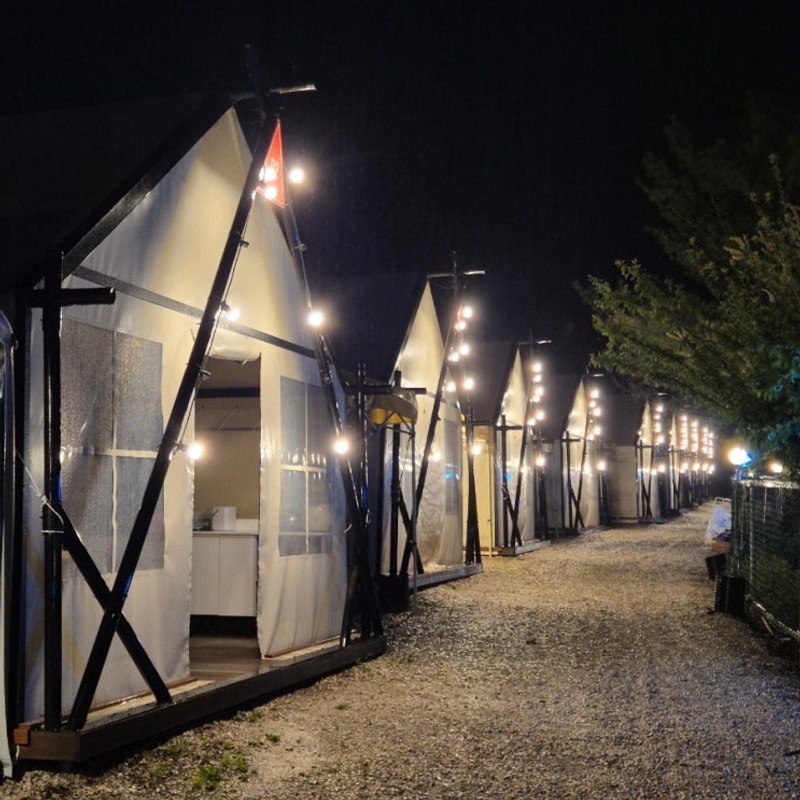 대구근교 글램핑 영천 글램코티지에서의 비오는날 우중 캠핑