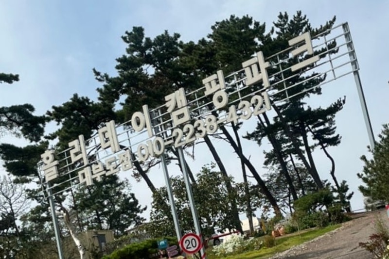 서울 근교 수도권 경기 안산 대부도 캠핑장 - 홀리데이캠핑파크...