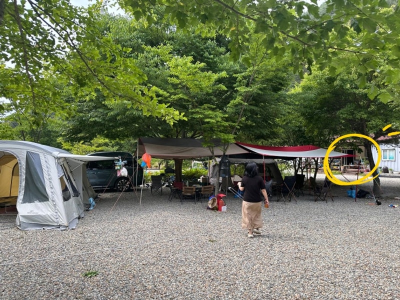 여섯번째. 영월 달과별 캠핑장