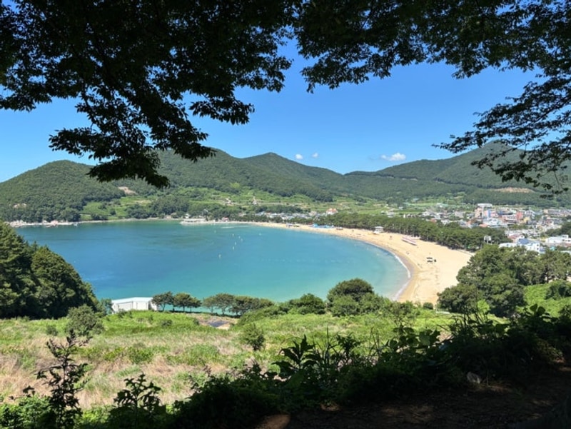 소도시 남해군 버스캠(남해힐링국민여가캠핑장,은모래비치...