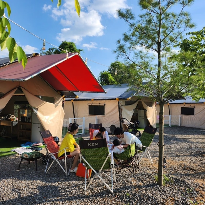 [포천 쿠나글램핑] 아이와 함께한 첫 글램핑의 추억