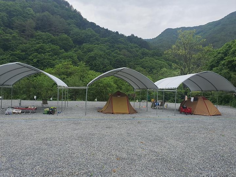 하우스 캠핑장 대표 사진