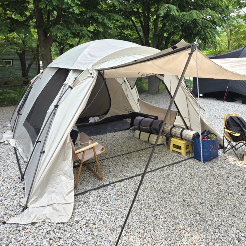 캠핑후기 | 수영장이 있는 양주송천캠핑장 방문 후기 (내돈내산)