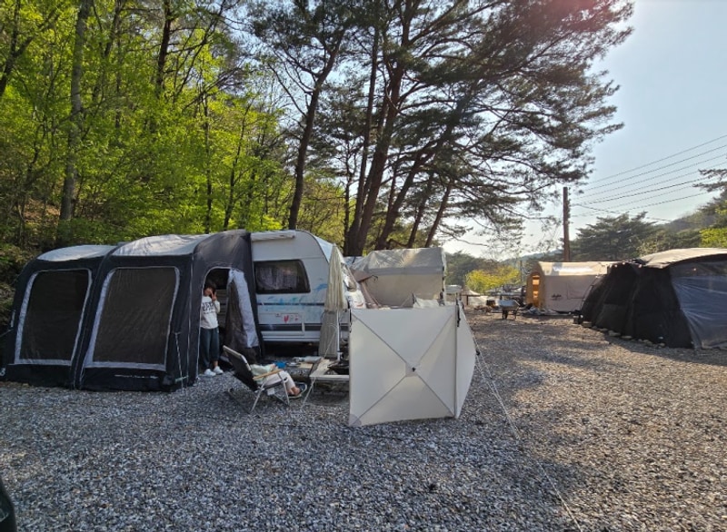 포천 가보세 캠핑장 25년 4월 장박기