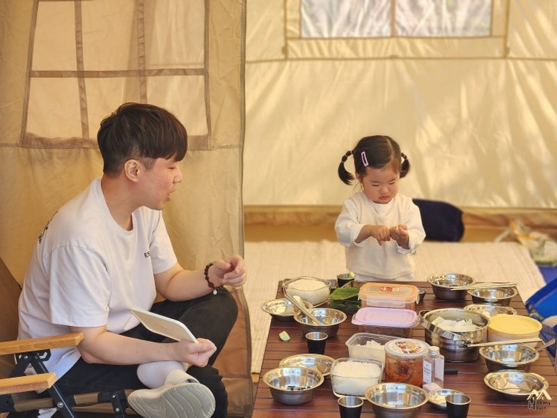 [경기/포천]금동산야캠핑장 조용한 숲속 포천캠핑장 추천