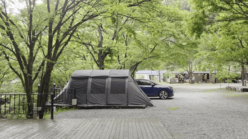 강원도 홍천캠핑장 │ 계곡 숲 뷰 검산별빛캠핑장 우중...