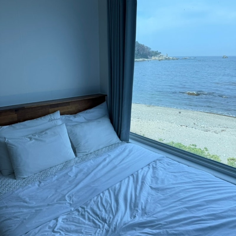 포항 카라반 눈 앞이 오션뷰 블루밍카라반 A-13 후기