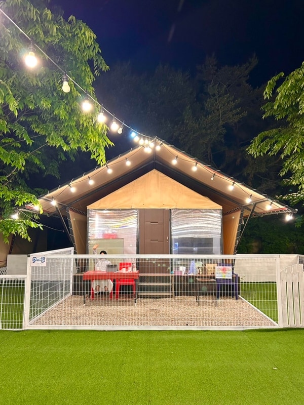 [포천글램핑] 수영장이 있는... 글램핑 ‘백운계곡캠핑장...