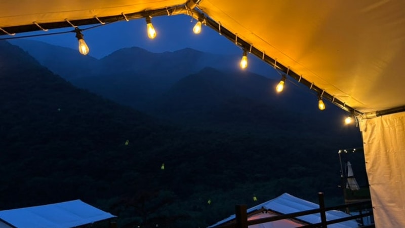 양산 글램핑장 캠프라임에서 친구들이랑 돼지파티