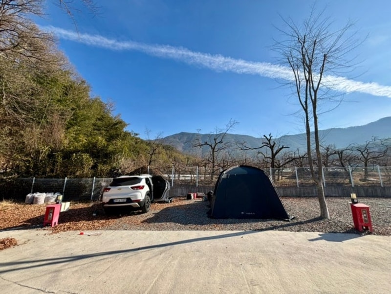 [캠프뽀미에] 경남 밀양에 위치한 조용하고 깨끗한 신설캠핑장
