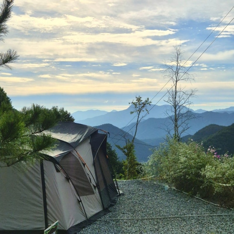 재오개캠핑장 : 역대급 마운틴뷰 충주 캠핑장⛰️