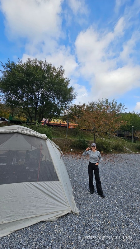 (충북 단양캠핑장) 단풍의 계절, 단양 무지개 오토캠핑장...