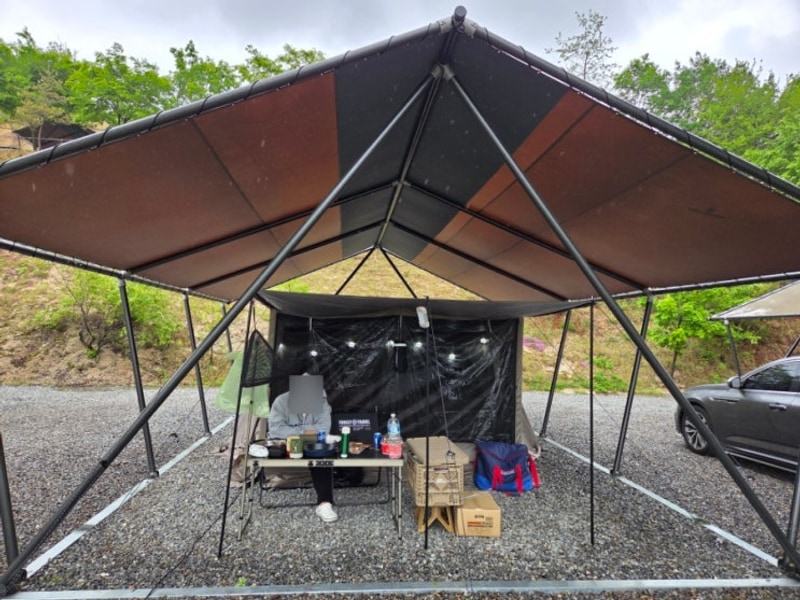 포천 캠핑 플래닛에서 첫캠핑한 후기