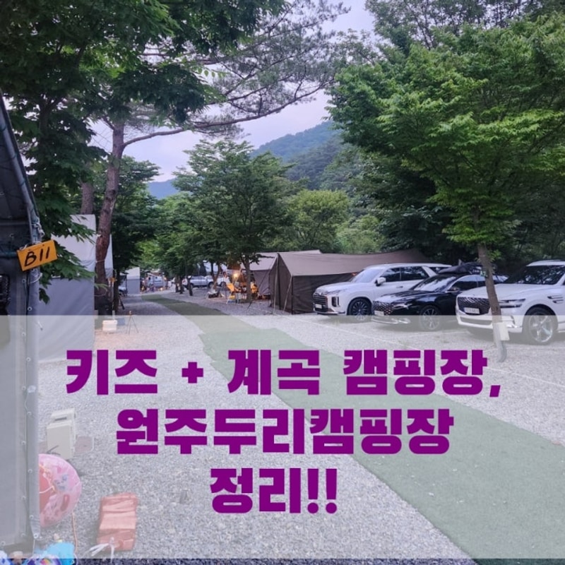 키즈캠핑장추천:: 아이들과 함께하는 원주두리캠핑장 2박3일.