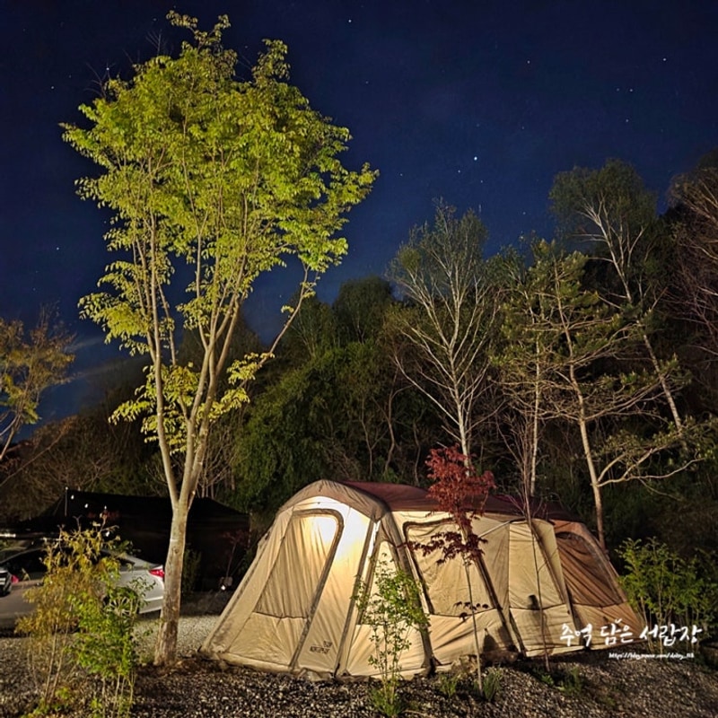연천 오캄캠핑(C-12) 3박 4일 추석 캠핑+사이트 소개