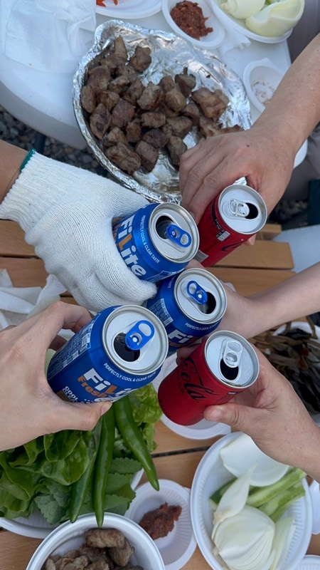 가능한 경기도 캠핑 [시흥물왕숲캠핑파크] | 캠핑음식 먹부림.zip