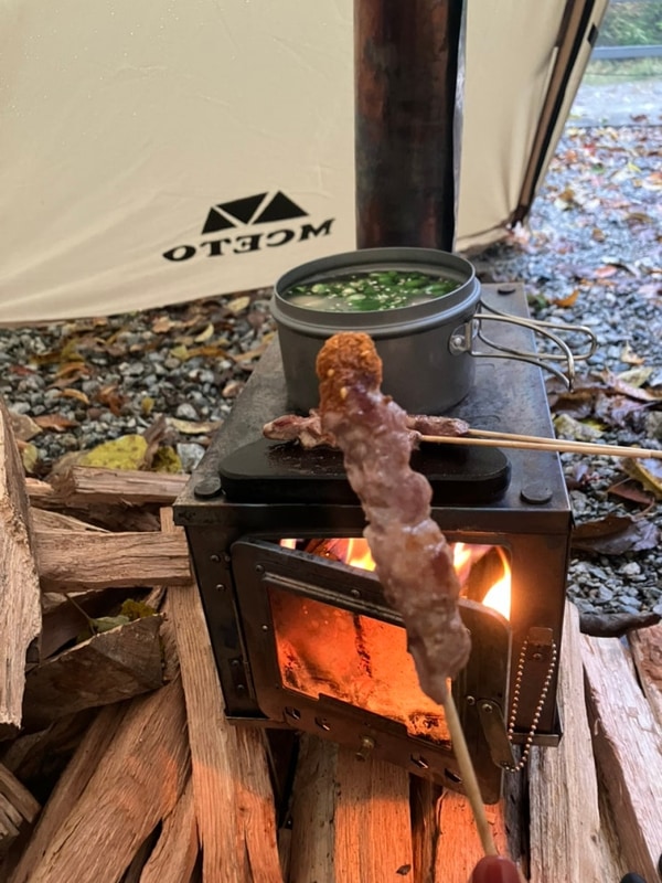 해담구룡령야영장 C6 우중캠핑 나홀로 양꼬치