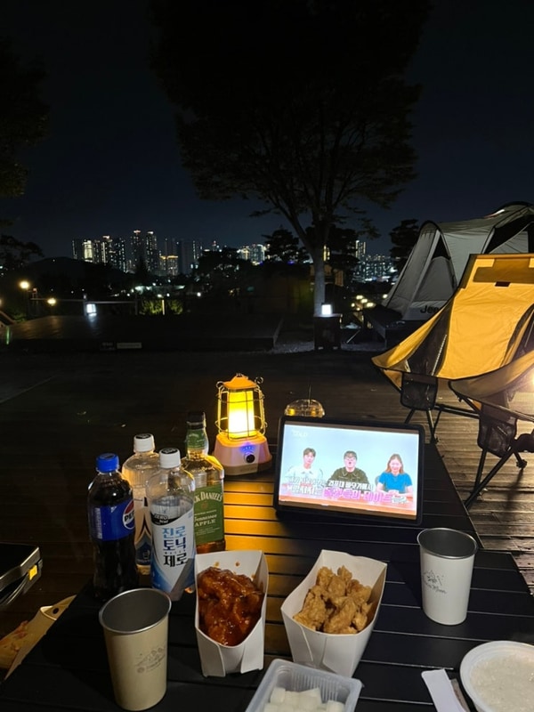 [대구캠핑] 대구도심 달서별빛캠프 오토캠핑장 애견동반불가