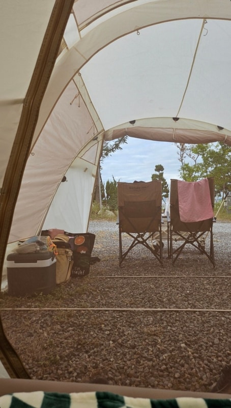 군산 바다뷰 '버드오토캠핑장' B5 사이트 이용 후기. 예약, 주차...