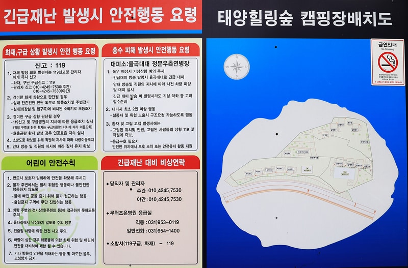 태양힐링숲 배치도 1