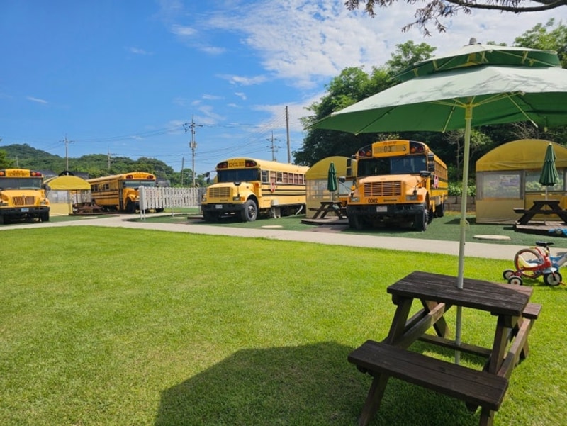 아이랑 함께한 태안캠핑장  안면도스쿨버스캠핑장 후기