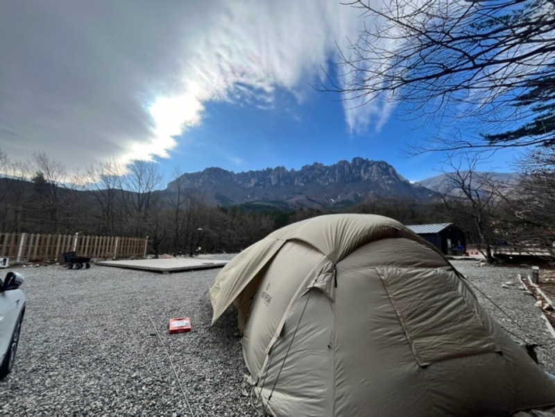 강원도 고성. 캠핑느루. N-3 (241218-241221)  3박4일 후기....