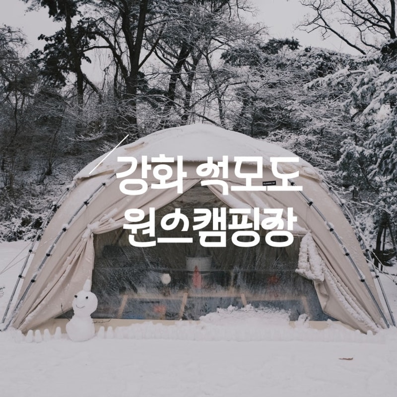 [오캠] 서울 근교 애견동반 캠핑장 | 강화 석모도 원스캠핑장