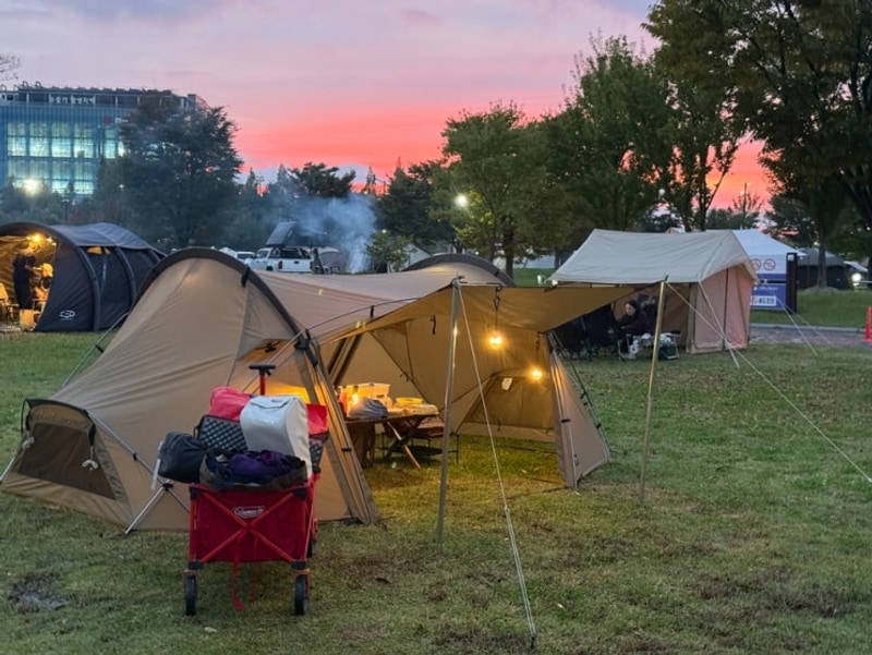 서울근교 캠핑장, 고양 킨텍스 캠핑장 후기, 일산 캠핑장