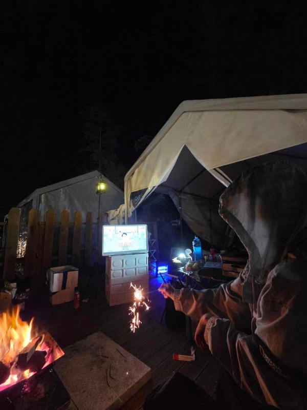 25년10월6일 포천 뷰맛집 지투캠핑장 1B 데크 초보캠핑