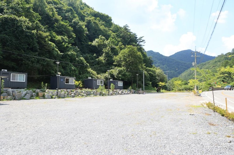 600마지기 가는길 야영장 시설 사진 1