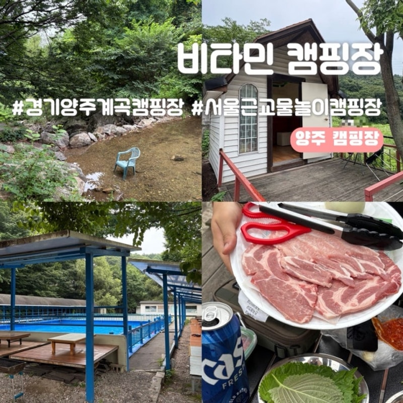 양주 시원한 계곡과 수영장이 있는 여름 저격 [비타민 캠핑장]...